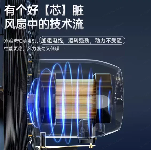 Wall Mounted Industrial Fan Metal Blade High Velocity Fan Wired Remote Control Powerful Airflow Industrial Factory Warehouse Fan