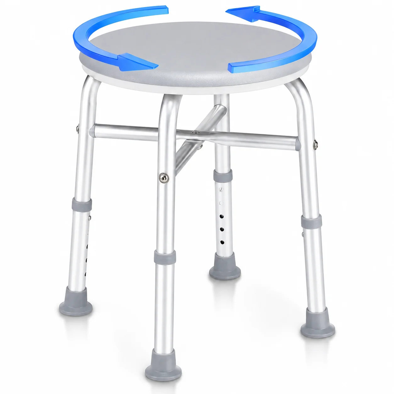 Adjustable Swivel Bath Seat Shower Chair for Inside Shower, Shower Seat for Inside Tub Bathroom Bench Bath Chair for Elderly and