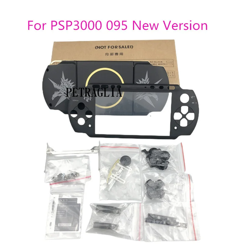 

Replacement Shell Case for PSP3000 PSP 3000 095 New Version Housing Limited Cover Case Special Joystick Cap Soft Rubber Surface