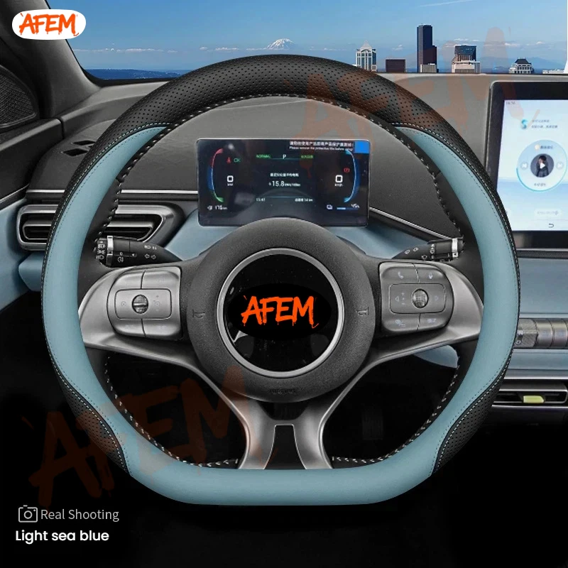 Afbeelding 3: Voor BYD Dolphin Mini Song Plus Pro Seagull King Yuan Up Sealion 7 Qin Plus 2026 Auto Stuurhoes lederen Accessoires
