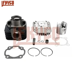 49CC for Yamaha Jog50 Vino 50 Zuma50 YW50 Scooter 40mm Big Bore Kits Head Cylinder Piston Horizontal Type Engine Modified Parts