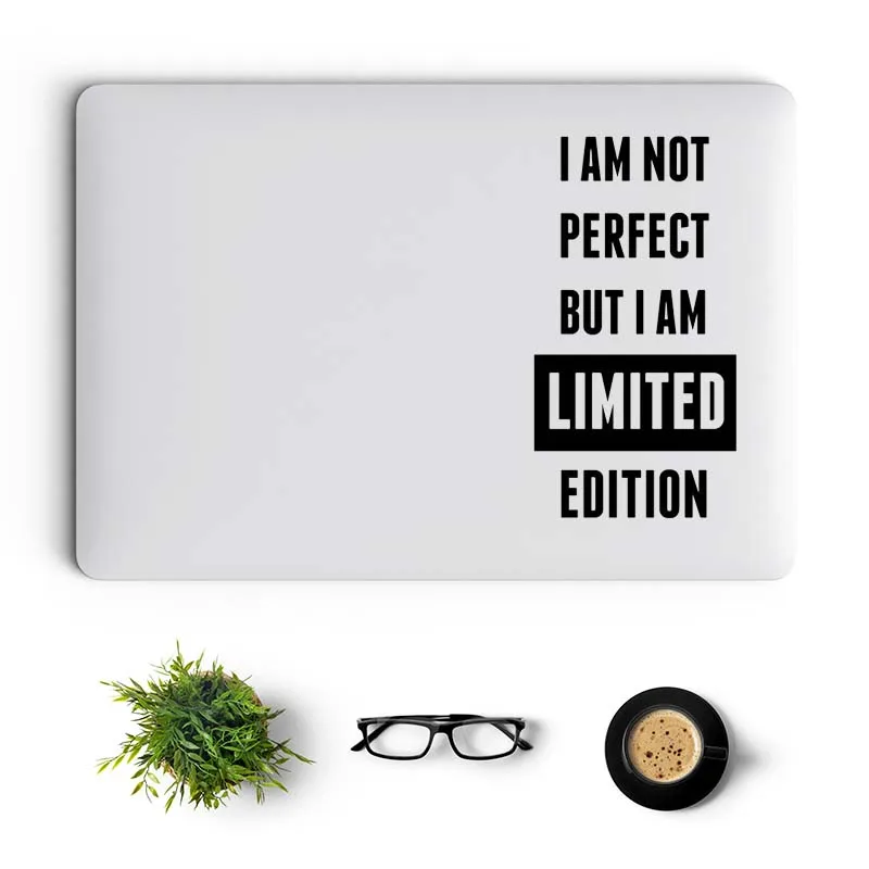 Witty Remarks Limited Edition Vinyl Laptop Decal for MacBook Sticker Air 13