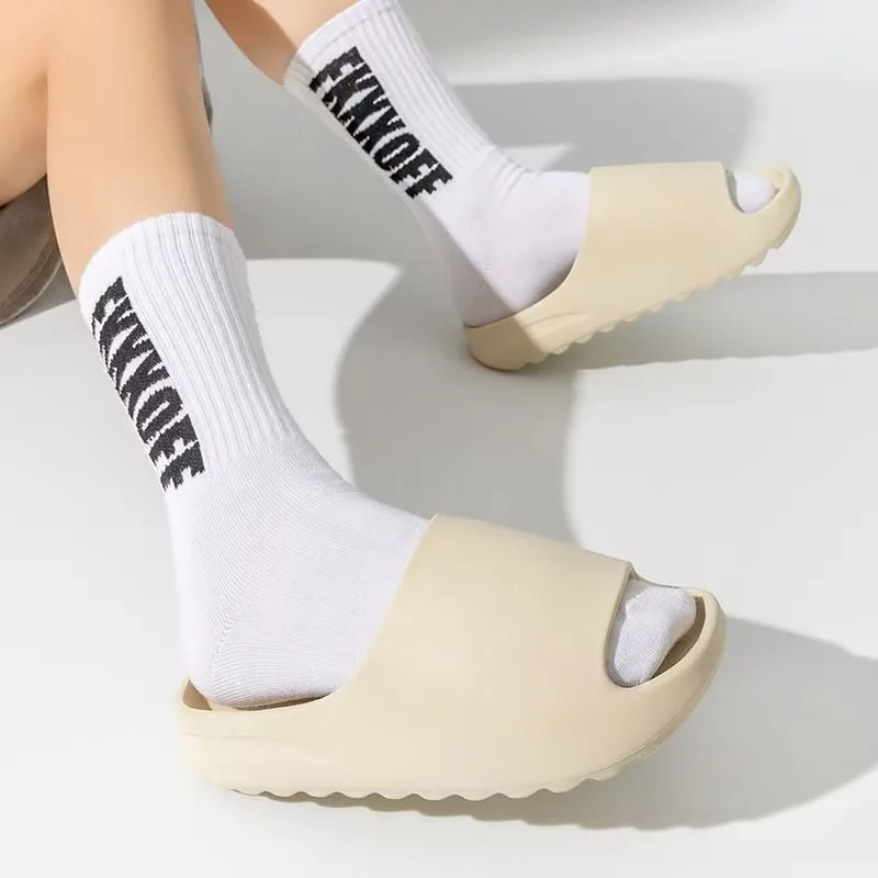 Coconut Slippers Feel like Stepping on Shit Thick-soled Sandals Summer New Non-slip Wearing Sandals