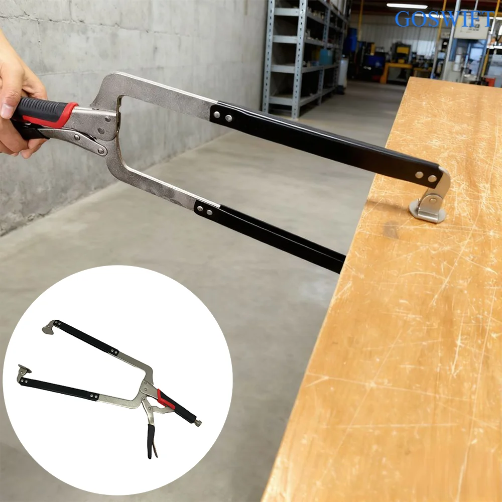 

Pro Locking C-Clamp with Swivel Pads 22"(560mm) for Woodworking,Welding,Repairing,installation