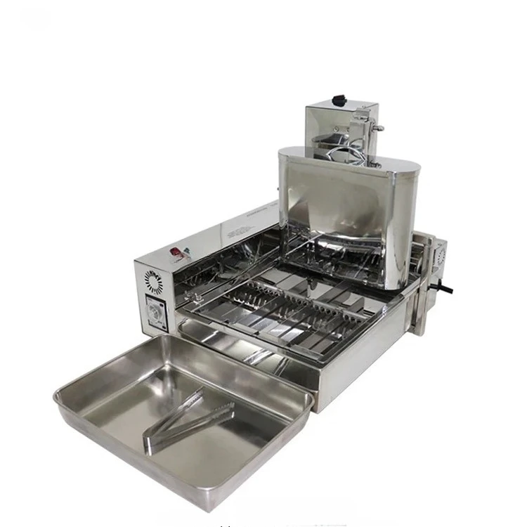 Commercial 3 In 1 Mini Automatic Donut Making Machine High Quality 16 Holes Doughnut Machine