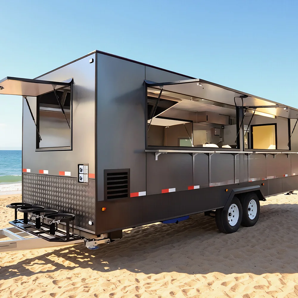 FOODLINE Independent Water System Food Cart No External Tap Needed Stable Continuous Outdoor Snack Selling Gear