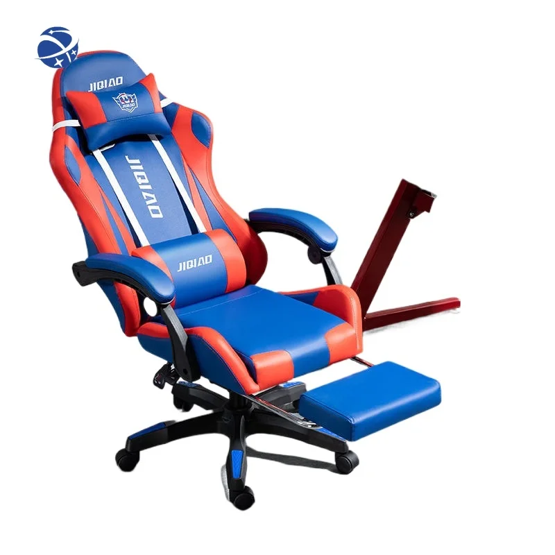 YYHC fast shipping Pc game gamer chair workstation leather silla cheap reclining racing gaming chair with footrest