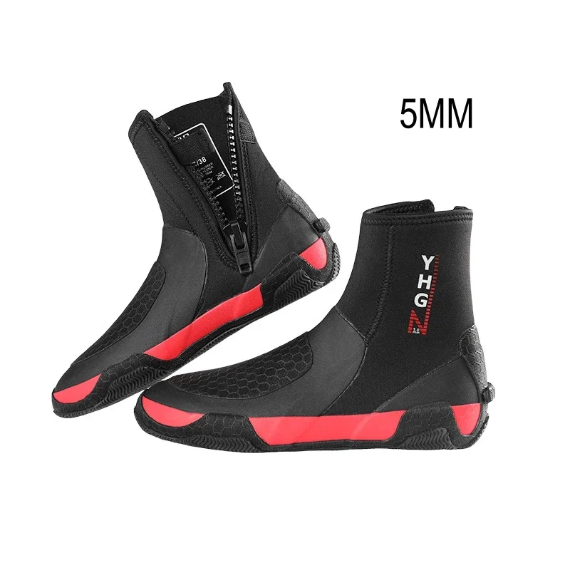 5MM Neoprene Outdoor Beach Surfing Keep Warm Shoes Water Sports Swim Boots Scuba Spearfishing Kayaking Drifting Diving Boots