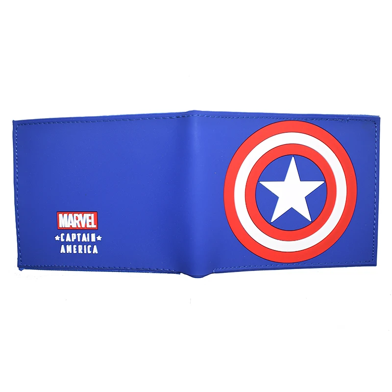 Miniso Comics Marvel Hero Captain America PVC Short Pures with Coin Pocket