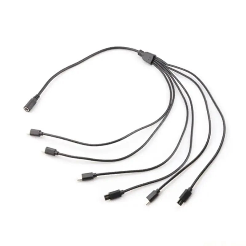 M5TD DC5521 To USB C Power Adapter 5V-12V Safety Protections For Multiple Devices