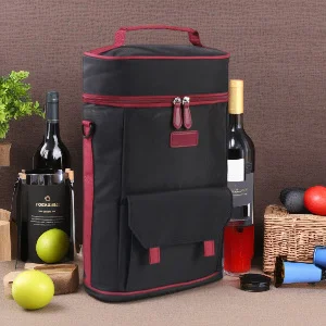

Insulated Wine Bottle Bag Portable Handheld Shoulder Wine Cooler For Red Wine Champagne Gift Storage