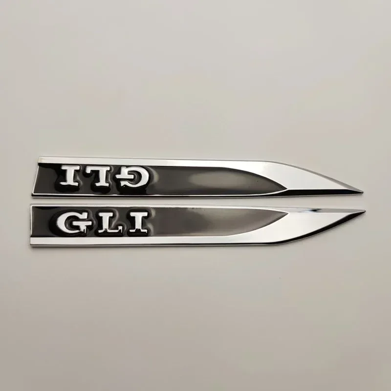 Golf 3 4 MK3 MK4 2026 Hot For VW VOLKSWAGEN 1Pairs 3D Metal Car GLI Logo Letters Front Side Fender Badge Emblem Sticker For VW S - view 5