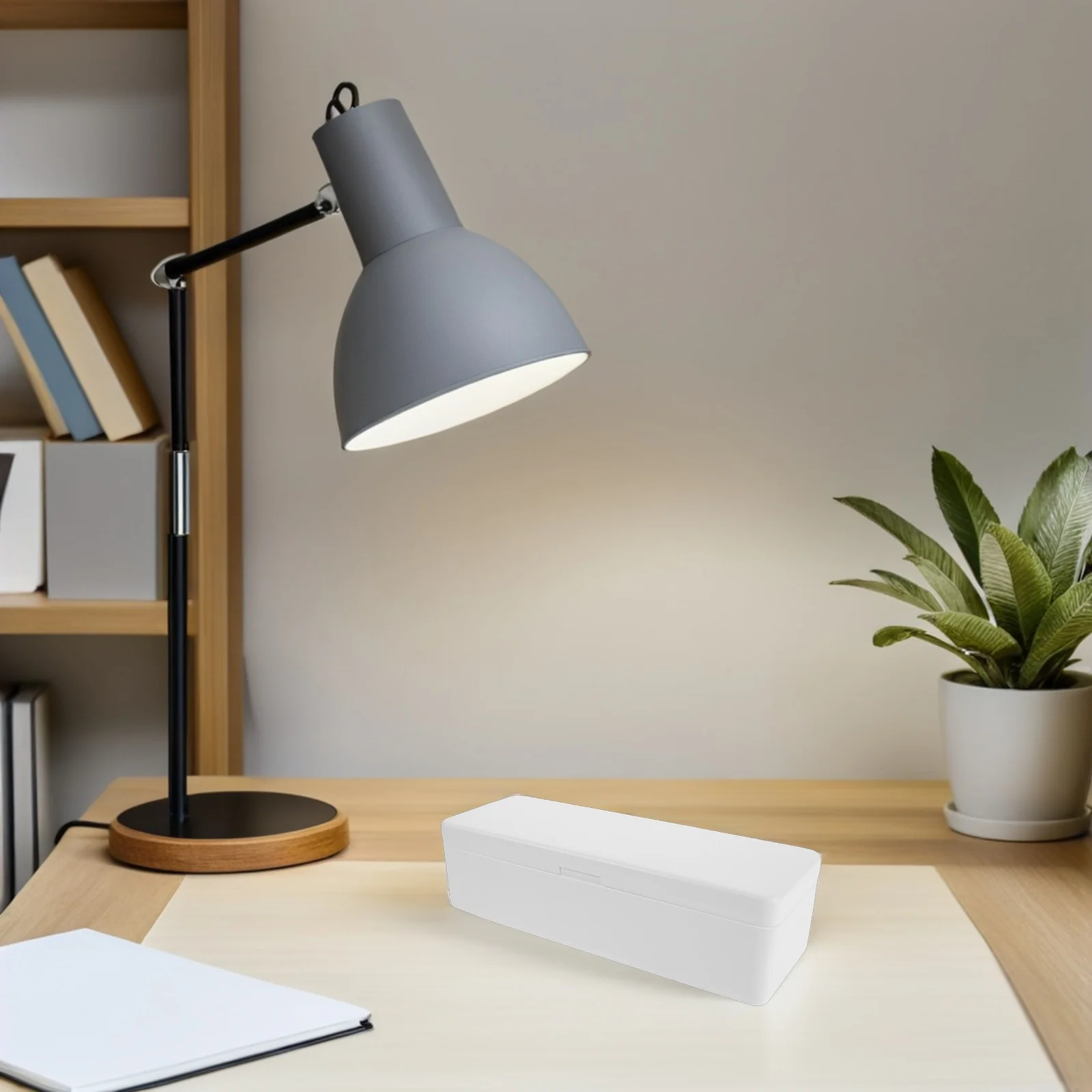 

Desktop Organizer Box Plastic Cable Storage Case Wire Management For Home Office Travel - Cord Organizer Bin