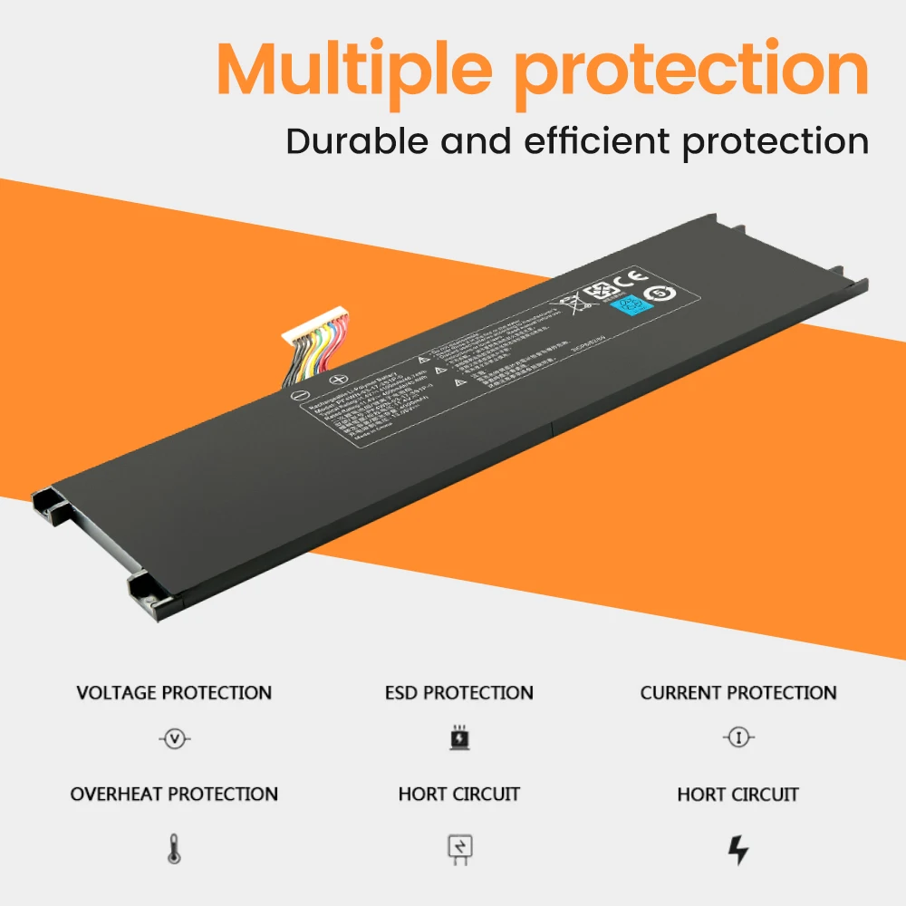 PF4WN-00-13-3S1P-0 For Getac PF4WN-03-17-3S1P-0 Laptop Battery KINGBOOK U45 A1 U43E1 U43S1 U47T1