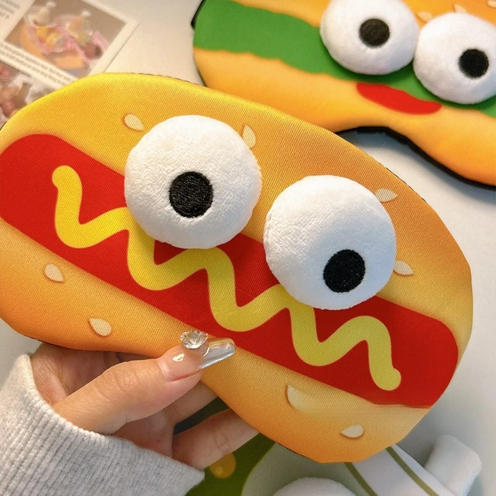 Lovely Cartoon Sleep Eye Mask Soft Skin-friendly Sleep Mask Breathable Shading Sleeping Eye Cover Dream Night