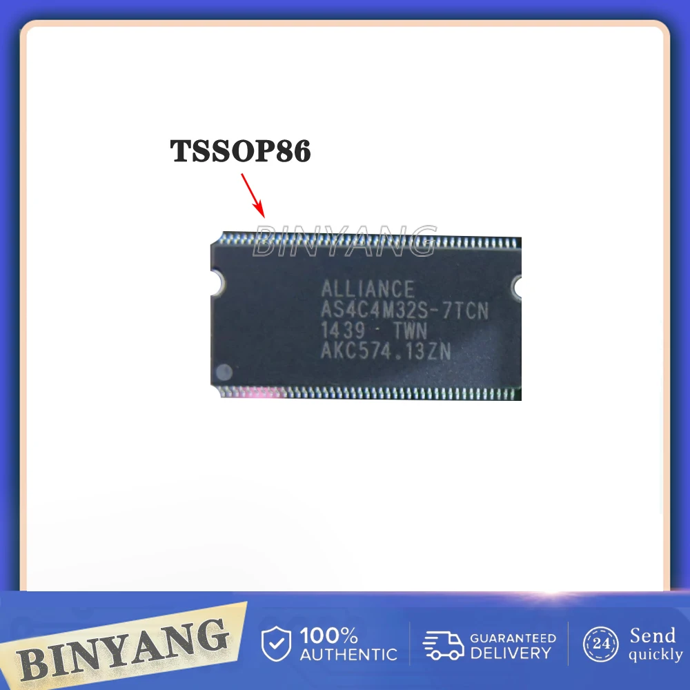 1PCS/lot  AS4C4M32S-7TCN TSSOP56 100% new imported original IC Chips Fast delivery