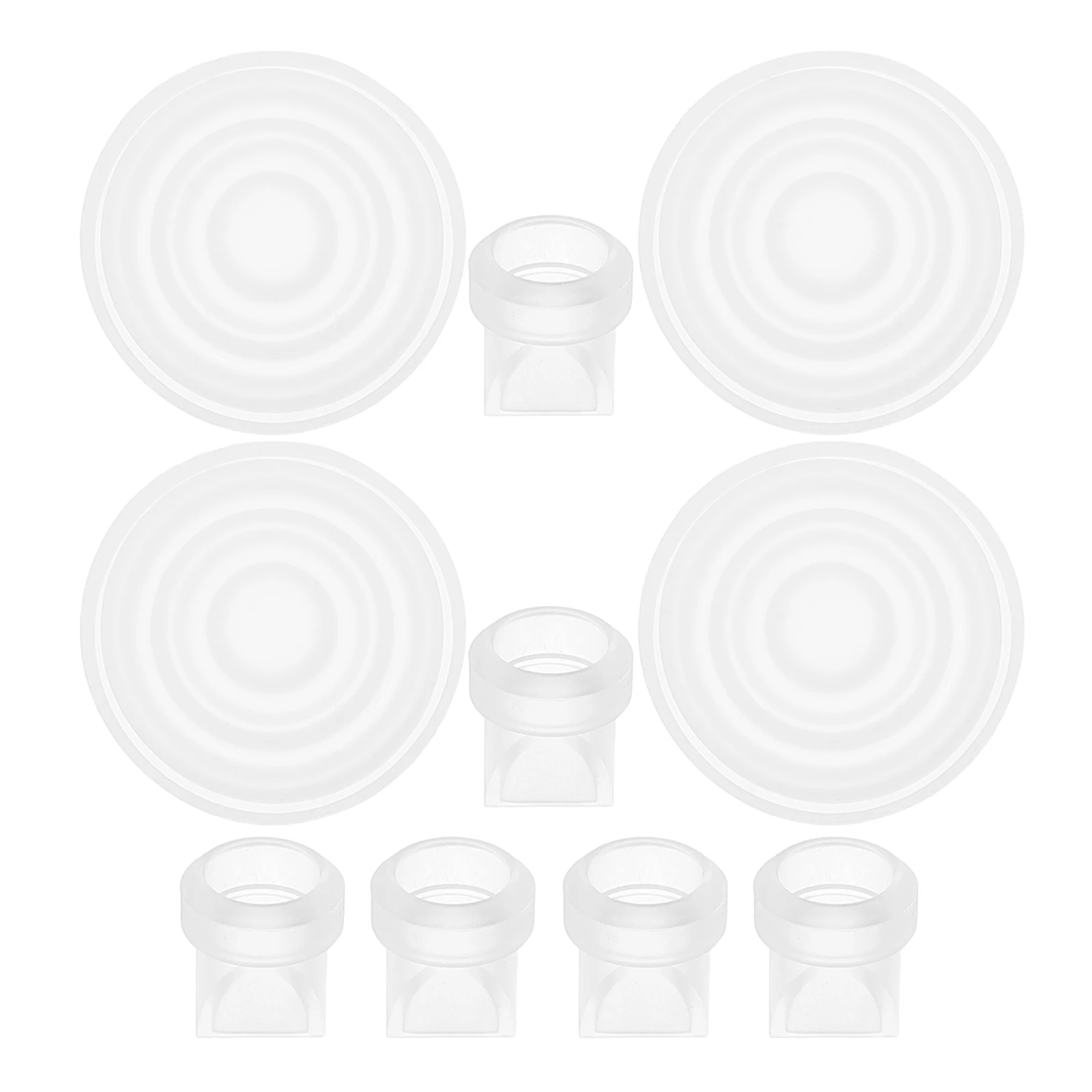 1 مجموعة صمام منقار البط السيليكون والحجاب الحاجز السيليكون لصمامات منقار البط السيليكون الشفاف Momcozy وملحقات الحجاب الحاجز #3