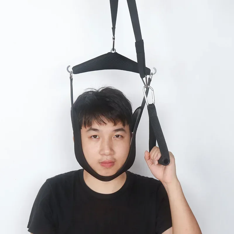 Cervical Traction Belt Household Neck Suspension Neck Stretching and Fixing Device Convenient Door Hanging Neck Protection