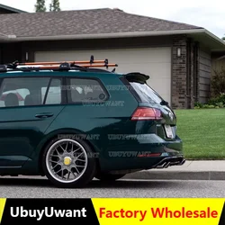 Car Rear Trunk Roof Spoiler Lip for VW Golf 7 MK7 Variant Wagon 2013-2017 ABS Plastic Tail Wing