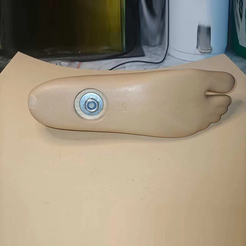 Polyurethane prosthetic foot accessories for the disabled, single-hole ankle movement foot combination set