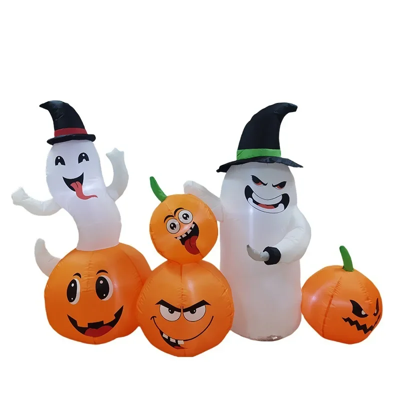 

1.8M Halloween Party Supplies Pumpkin Ghost Garden Ghost Festival Decoration LED Luminous Inflatable Air Model