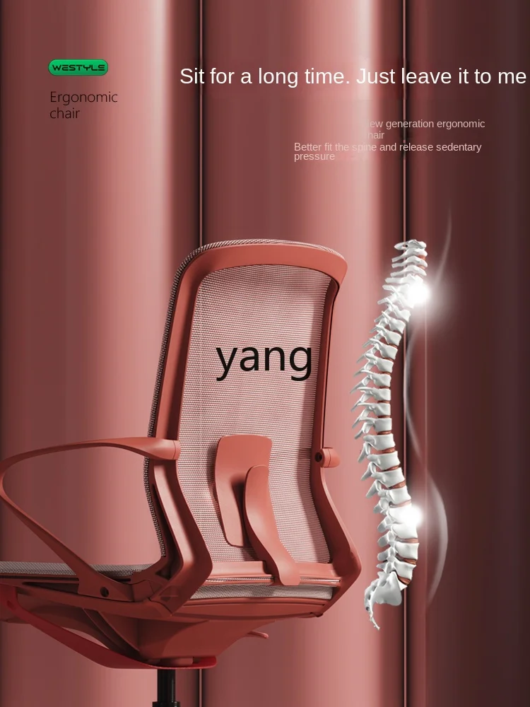 LTT Ergonomic Computer Office Seating Backrest Home Comfortable Long-Sitting Swivel Chair Learning