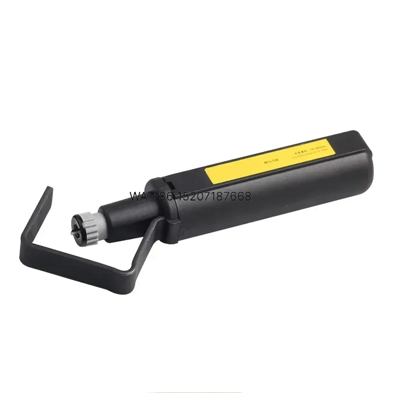 Wmwmnu for RCS-114 Stainless Steel Cable Jacket Slitter Optic Fiber Sheath Stripper Tool for 4G Wi-Fi 3G GSM Equipment FTTH