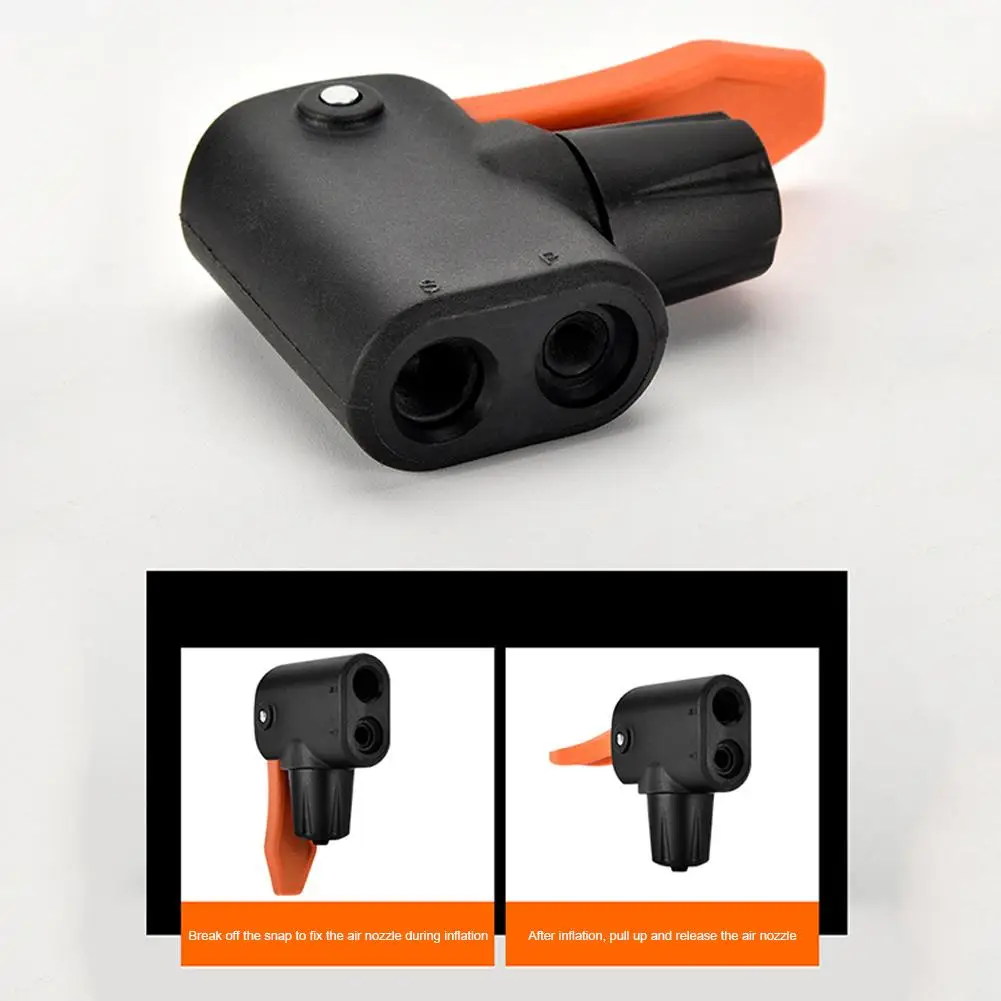 Adaptor Nosel Pompa Sepeda Pengganti untuk Konverter Katup Dunlop Schrader Presta untuk Perlengkapan Berkemah Luar Ruangan