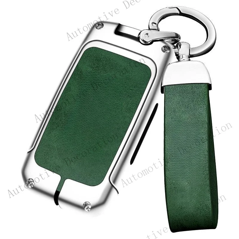 Z+ Zinc Alloy Leather TPU Car Remote Smart Key Case Cover For Rolls-Royce Phantom