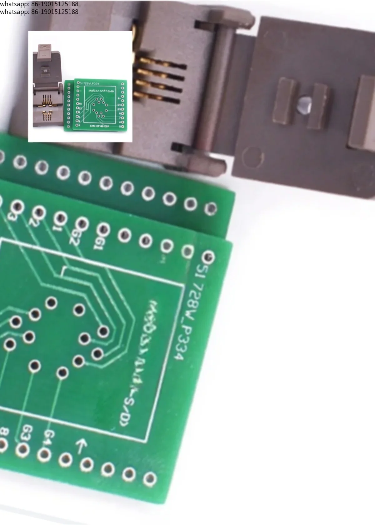 new collection  DFN8 Burning DFN5X6-8L (EP2-S) Aging Test IC Chip Fixture Programming Base