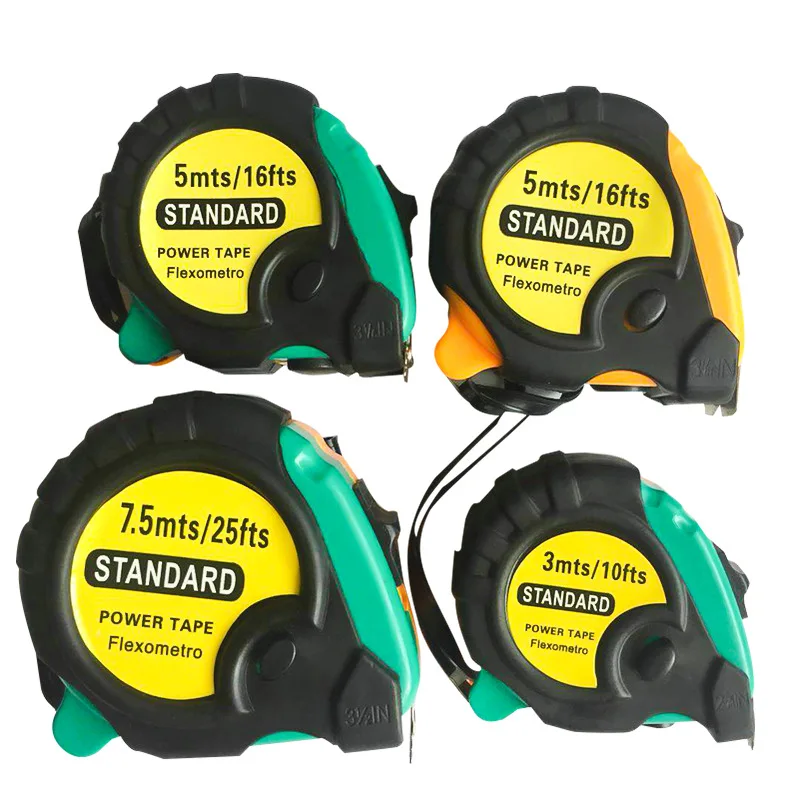 7.5m Factory Supply Customized Logo Sticker Tape Measure Measuring Tape Steel Tape Measures