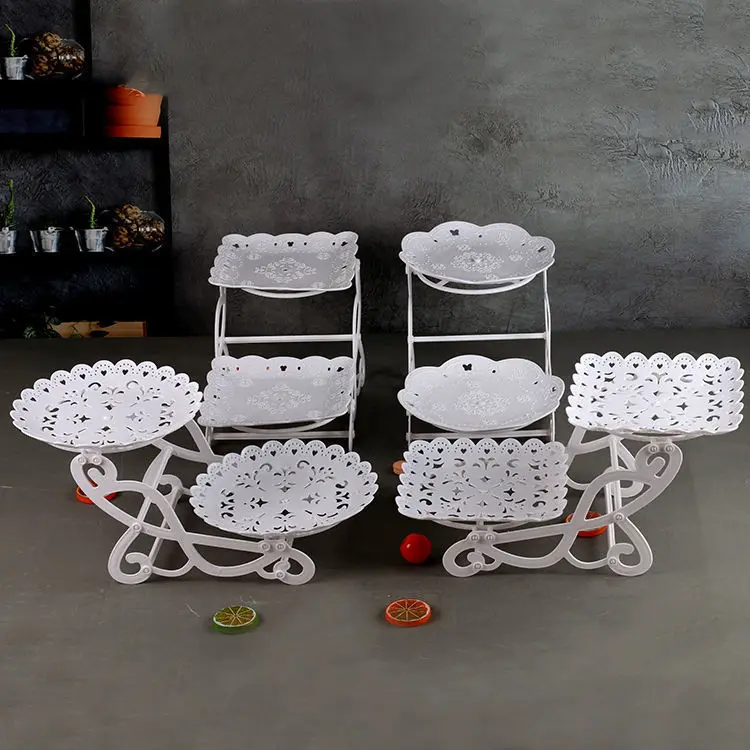 Living Room Decorative Dessert Tray Biscuit Sugar Fruit Plate Home Use Sweet Course Display Stand Creative Short Sleeve T-Shirt