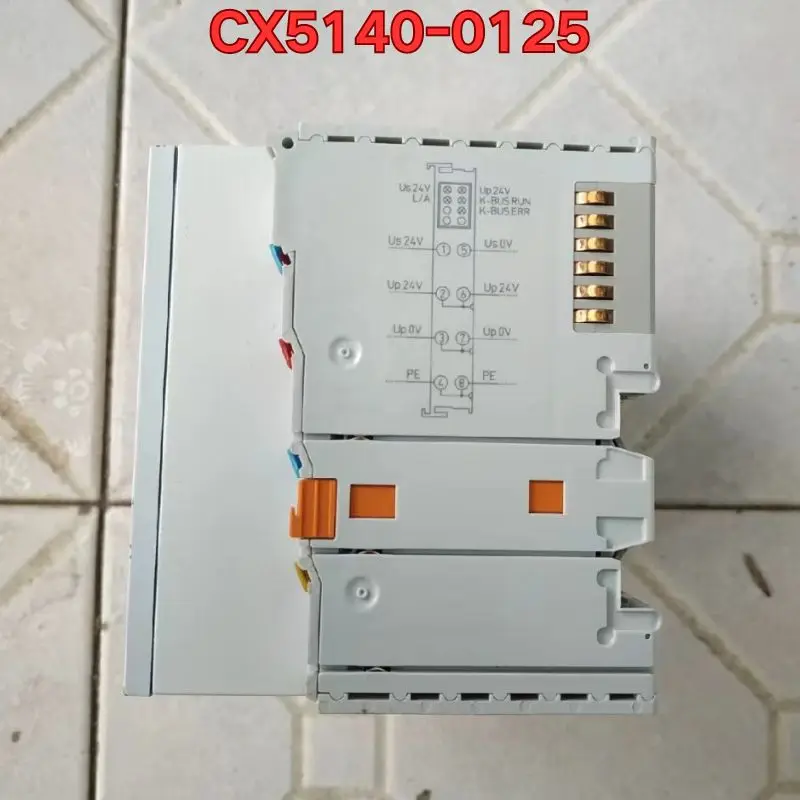 Second-hand PLC module CX5140-0125 function test is normal