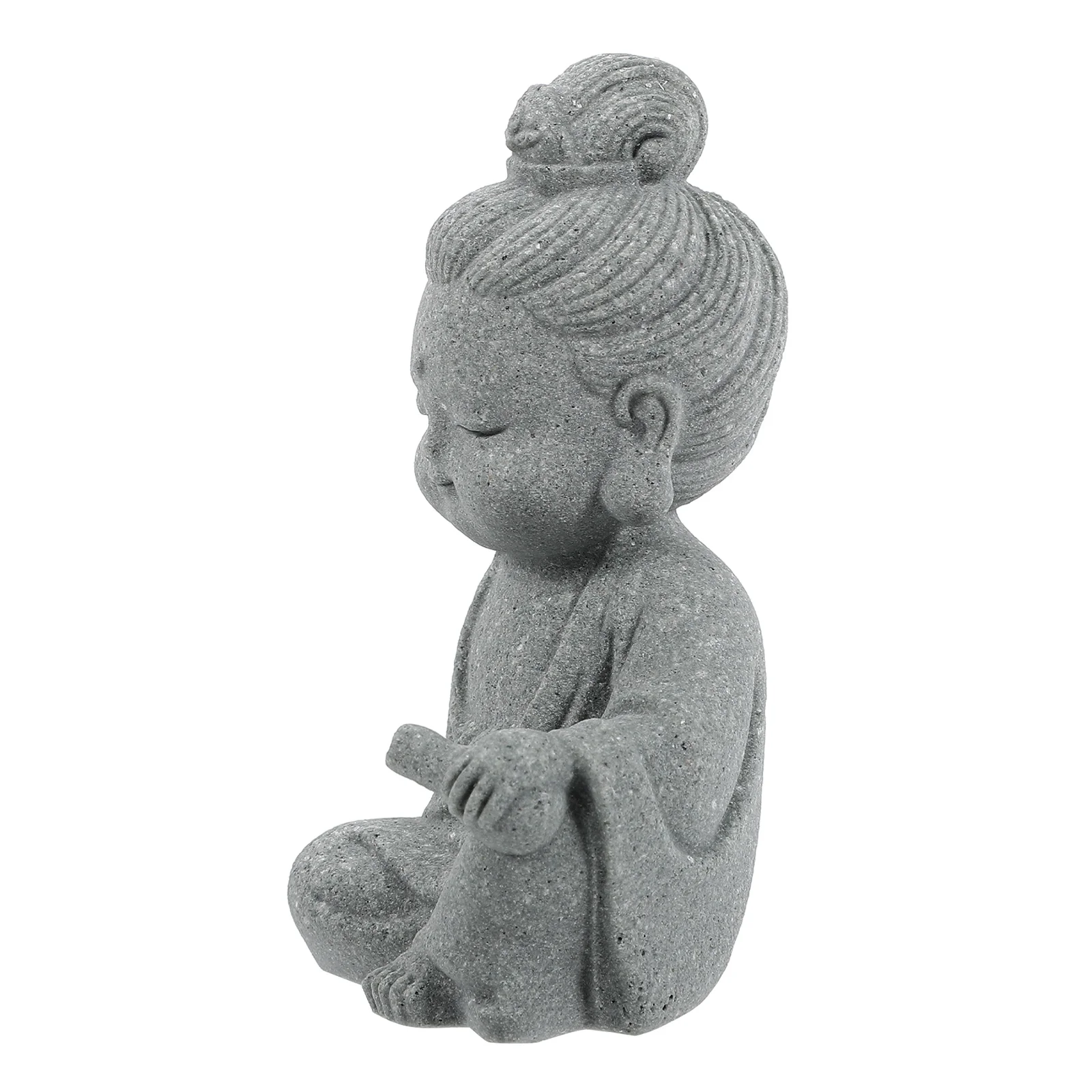 Resin Buddha Statue Exquisite Detail Mini Buddha Sculpture Desktop Decor Resin Craft Figurine