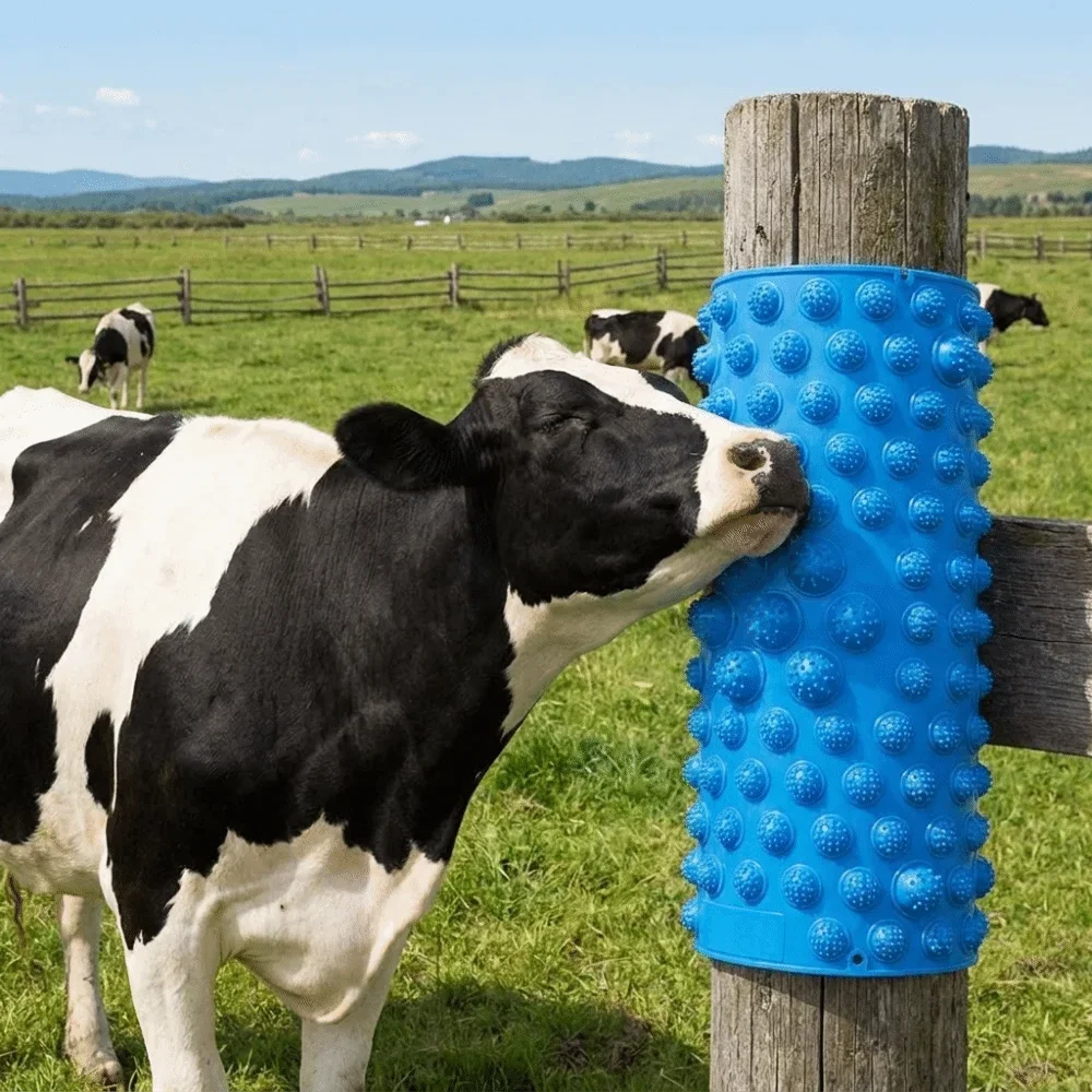 HLH 3PCS Wear Resistant Animal Scratcher Multi-functional Strong Cow Scratcher Weather Resistant Animal Itching Artifact Farm Us