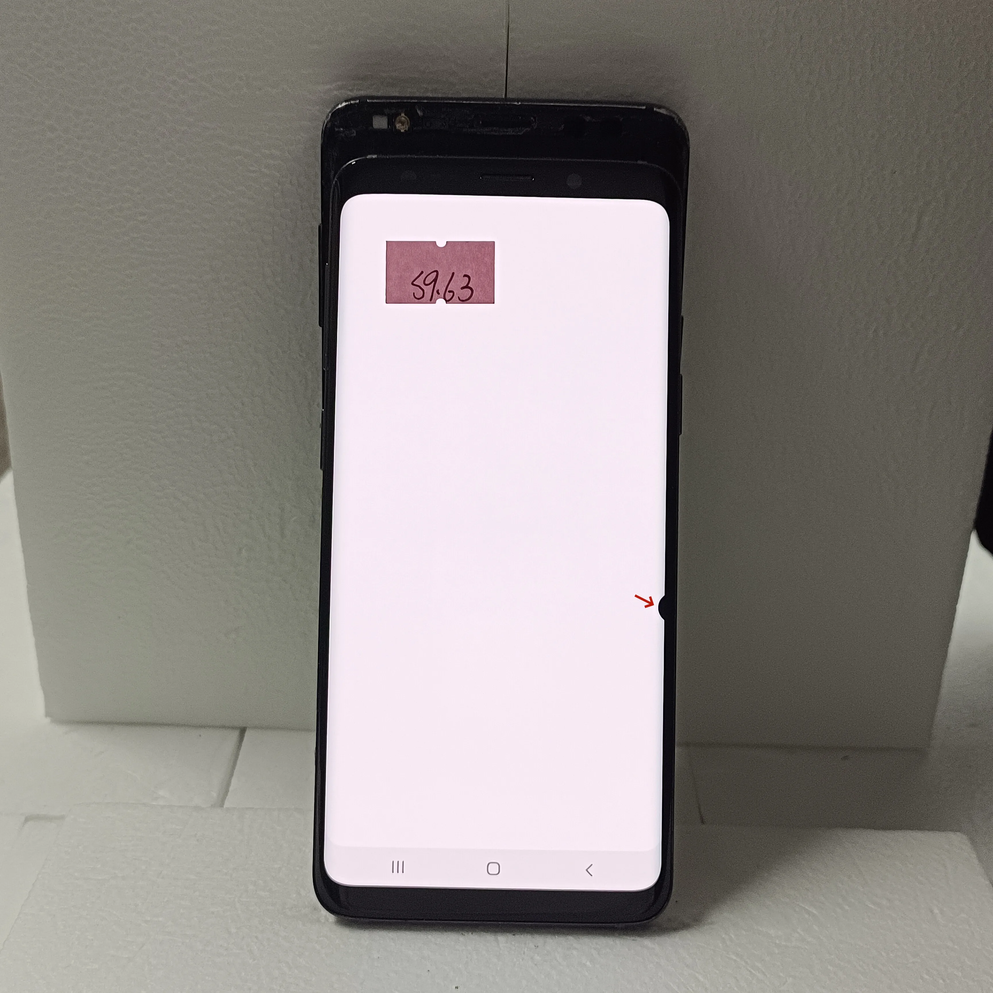 Imagem -06 - Display Amoled para Samsung Galaxy s9 Compatibilidade G960f Lcd G960 Tela de Toque Digitador Peças Reparo com Quadro Painel Toque