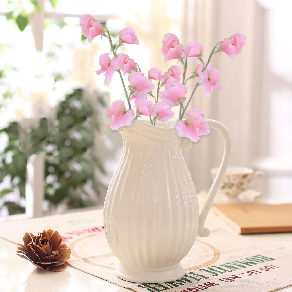 

Simulation Pea Blossom Decorative Flower Home Adornment Fake Flower Rustic Romantic Atmosphere Quality