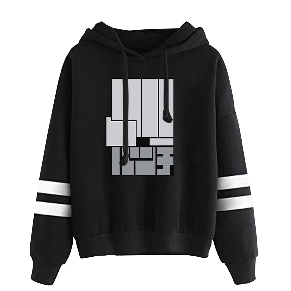 Dandadan Anime Hoodie Pocketless Parallel Bars Sleeve Streetwear for Men/Women Hooded Sweatshirt Harajuku Clothes