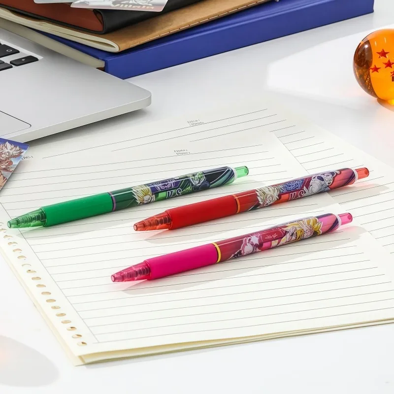 Dragon Ball 0.5mm quick dry retractable pen cartoon anime Super Saiyan Goku Frieza Vegeta, student signature pen stationery gift view 4