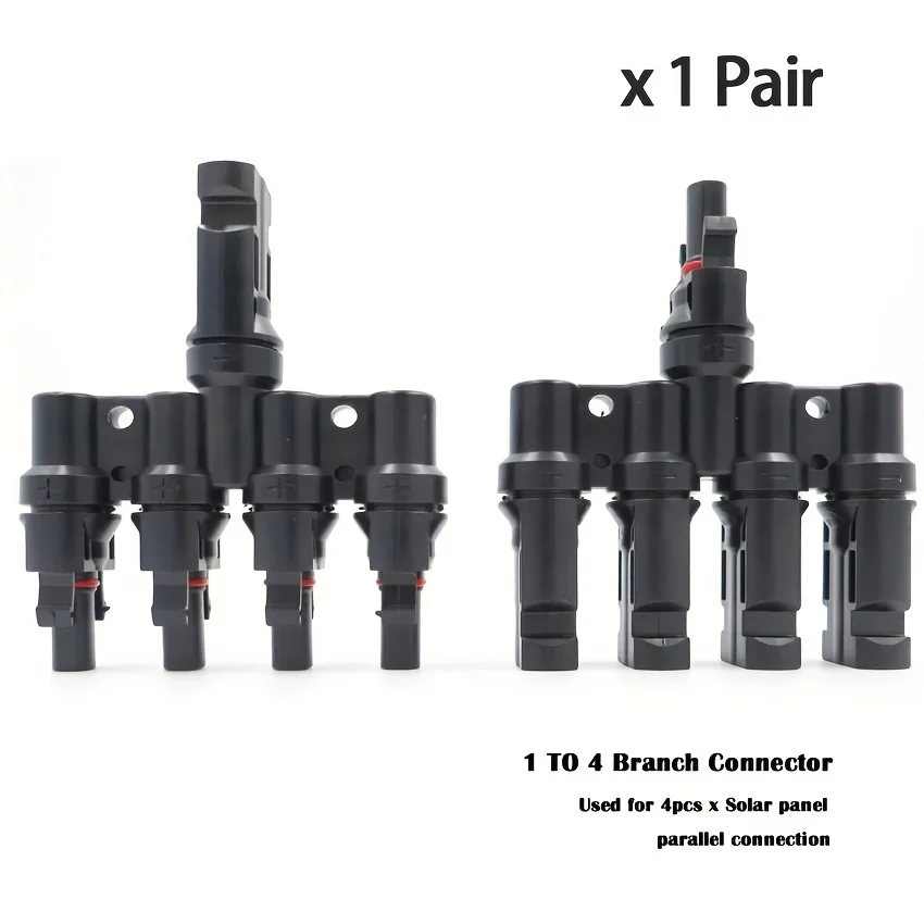 1 Pair T2/T3/T4/T5/T6 Male&Femal Branch PV Solar panel Cable Connectors 30A 1000V Electrical Photovoltaic Panel Wire Connector