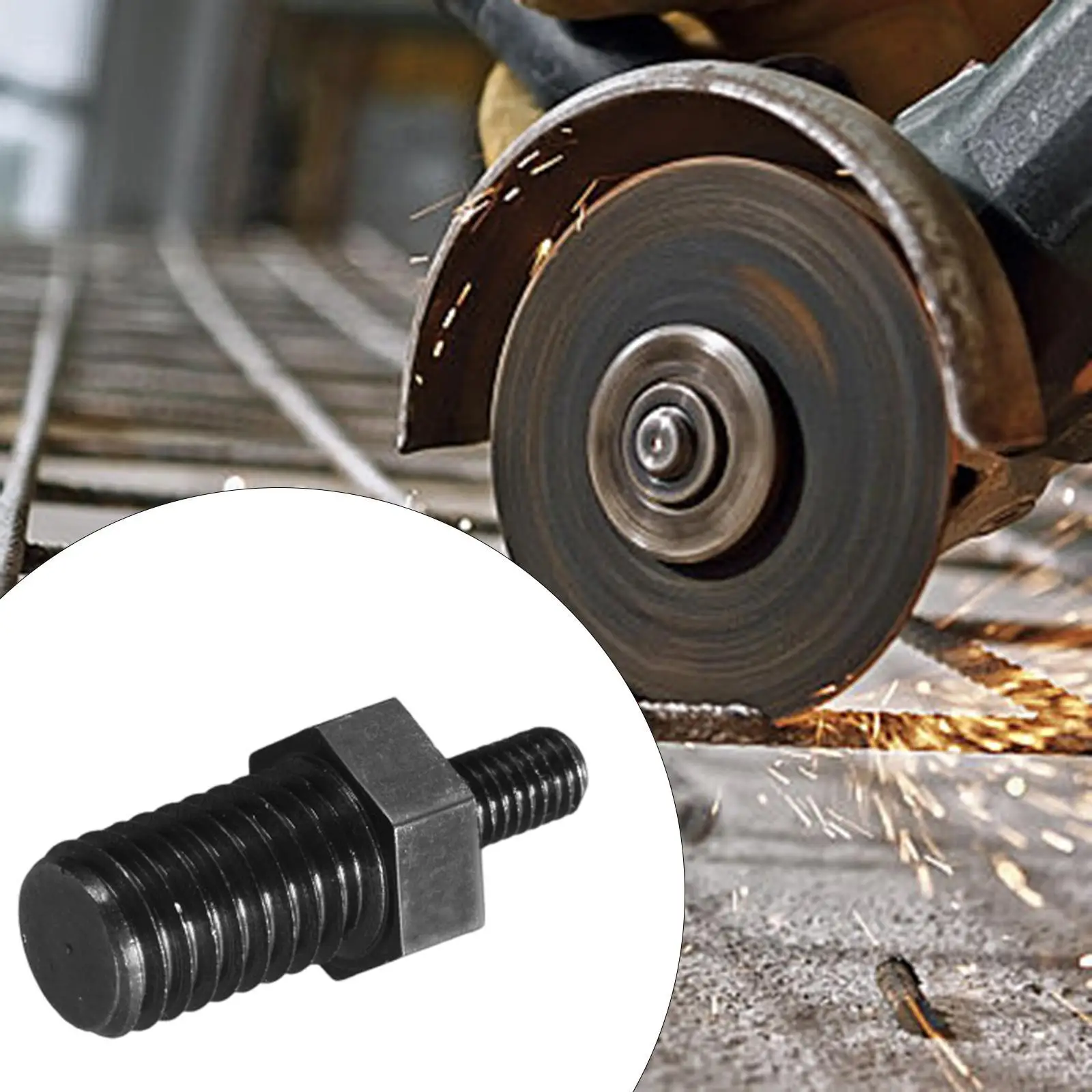 Angle Grinder Adapter Conversion Rod M5 to M10 Easy to Install Directly Replace High Performance Connecting Tool Connector