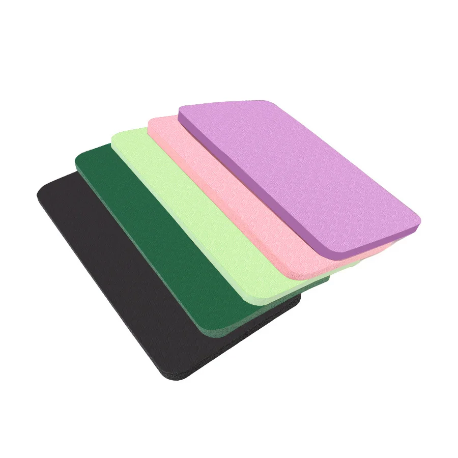 2pcs Household flat support pad non-slip portable small fitness sports yoga mat abdominal wheel knee pad elbow pad kneeling pad