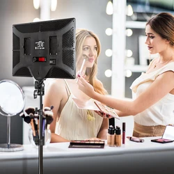 17in Led Panel Video 90w Ring Light Board Cold/Warm Photo Studio Kit With Remote Control For Photography/Makeup Manicure Light