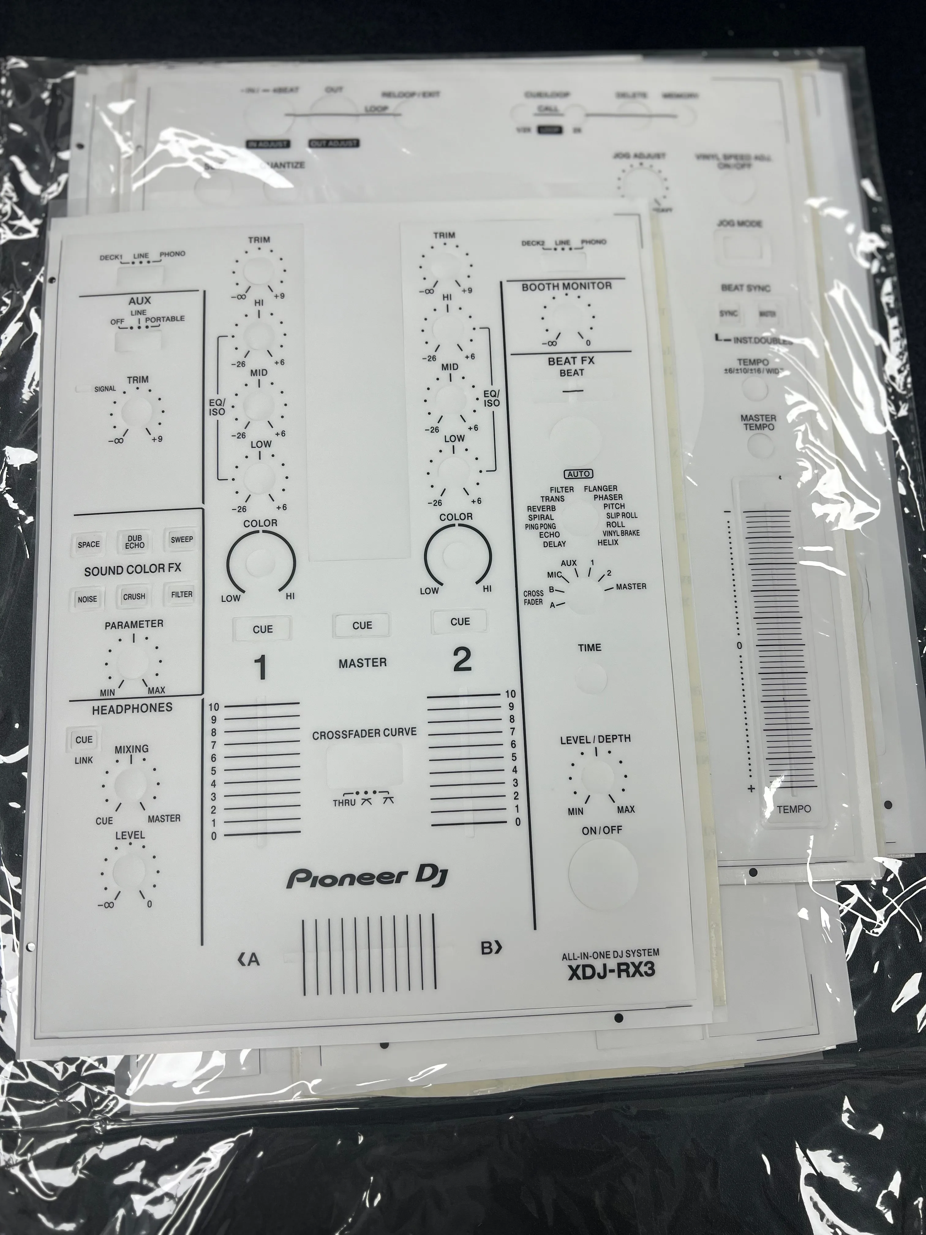 XDJ-RX3  skin suitable for Pioneer controllers（Film only, not machine）