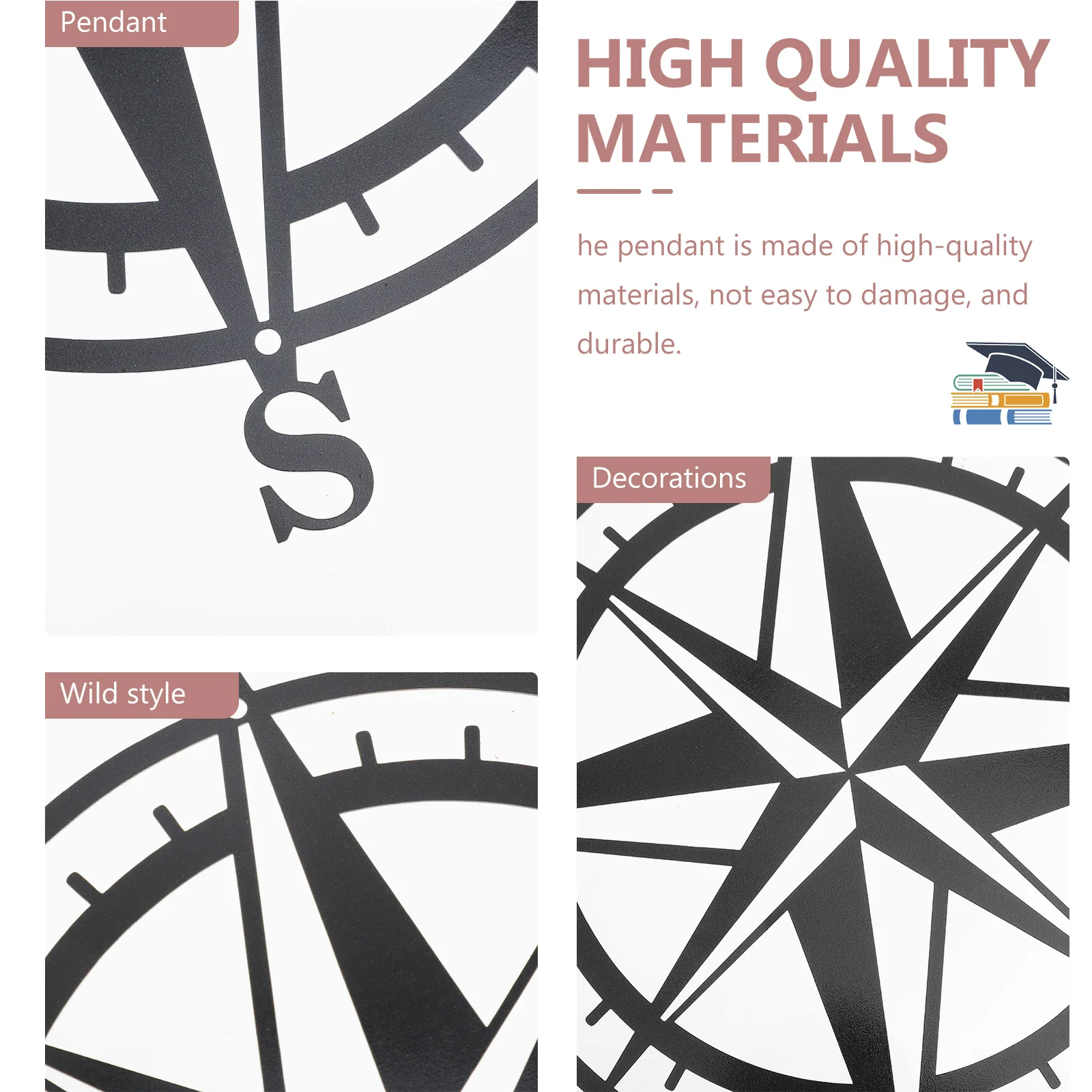 

Hanging Decor Iron Art Craft Home Wall Pendant Unique Scene Ornament Living Room Home Hanging Adorn Door Adorn