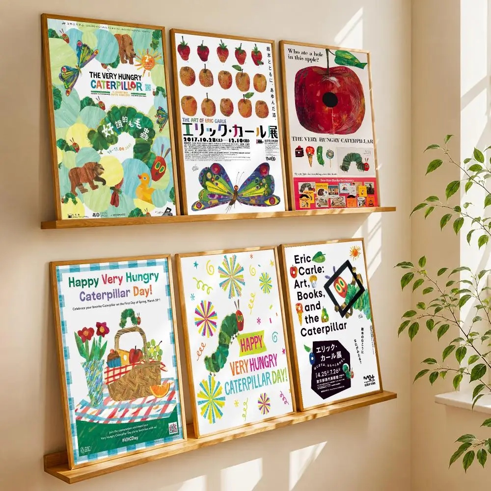 The Very Hungry Caterpillar Poster HD Wall Art Wall Stickers Home Living Room Bedroom Bar Office Decor Prints