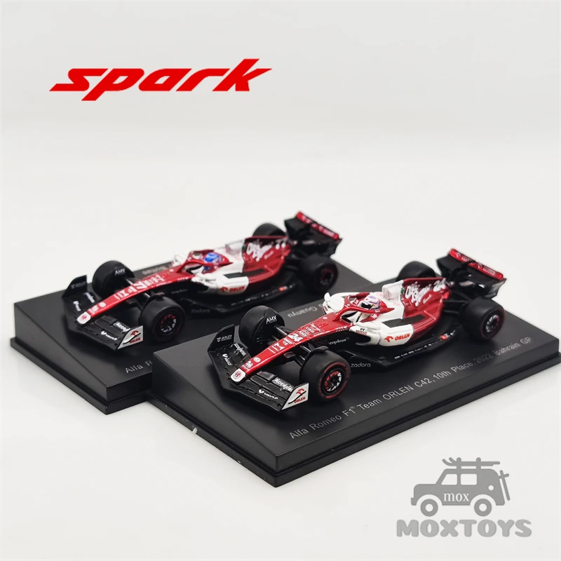 

Spark 1:64 2022 F1 Alfa Romeo ORLEN C42 NO.24 Z.GuanYu /NO.77 V.bottas литая модель автомобиля