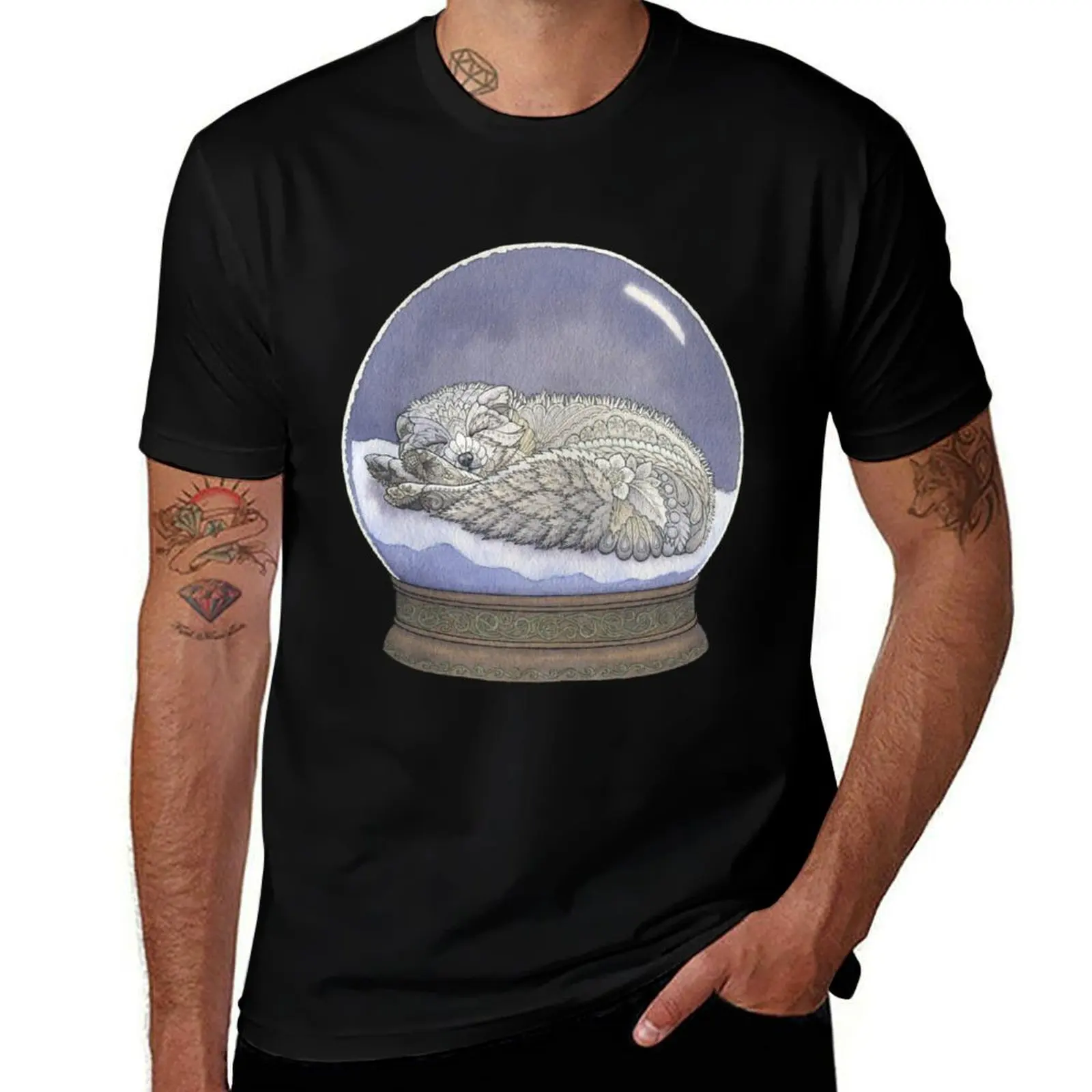 

Snowglobe T-Shirt cute clothes man clothes sports fans quick-drying mens workout shirts