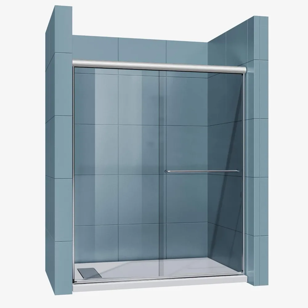 Frameless Glass Shower Doors, 1/4