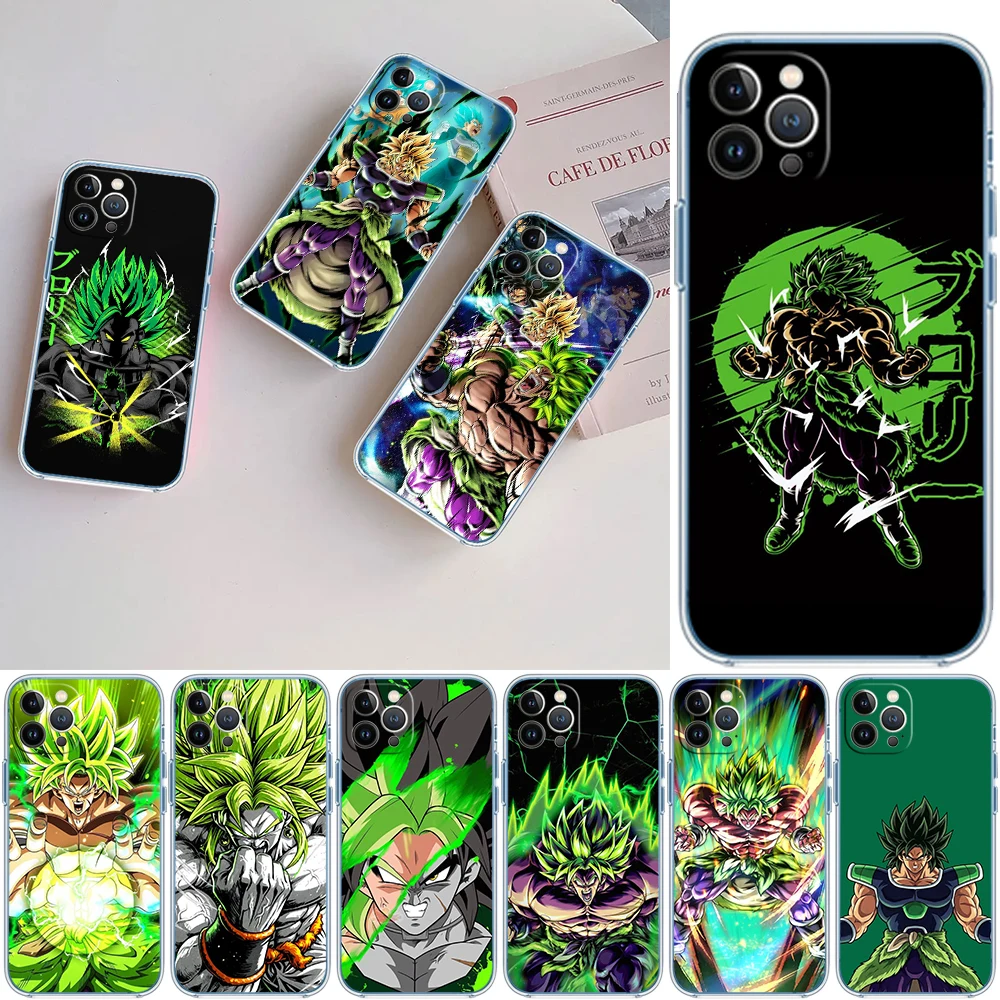 Dragon Ball BROLY Transparent Phone Case for Motorola G40 G04 G05 One Ace Action  Fusion Plus Hyper Macro Vision Zoom